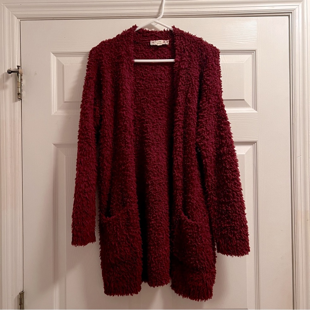 Women’s Pink Republic Shag Cardigan